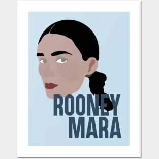 Rooney Mara Head Posters and Art